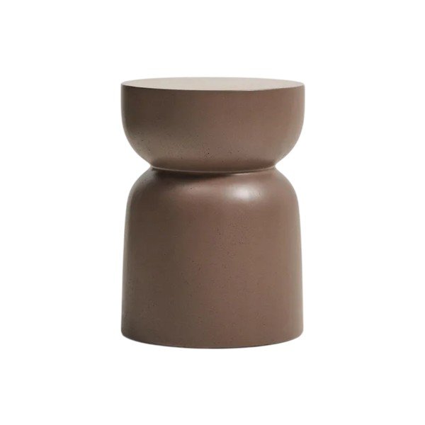 Beton kerek kerti kisasztal ø 32 cm Garbet – Kave Home