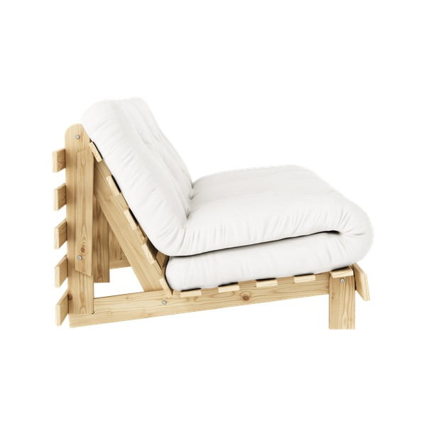 Natúr színű kinyitható kanapé 160 cm Roots - Karup Design-image-4