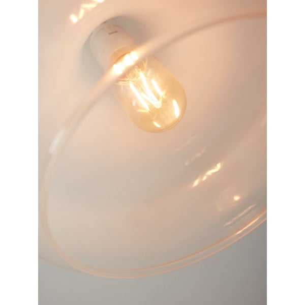 Fehér függőlámpa üveg búrával ø 25 cm Reykjavik – it's about RoMi-image-3