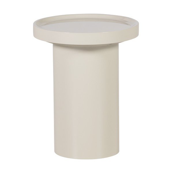 Fényes kerek tárolóasztal ø 40 cm Veluna – WOOOD