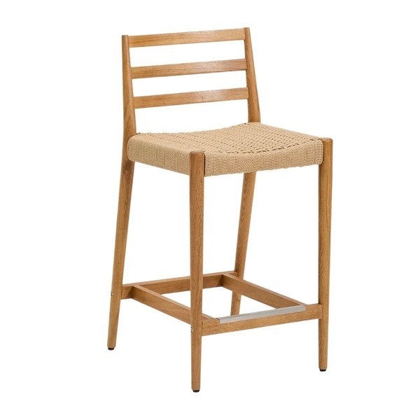 Natúr színű tölgyfa bárszék (ülésmagasság 65 cm) Analy – Kave Home