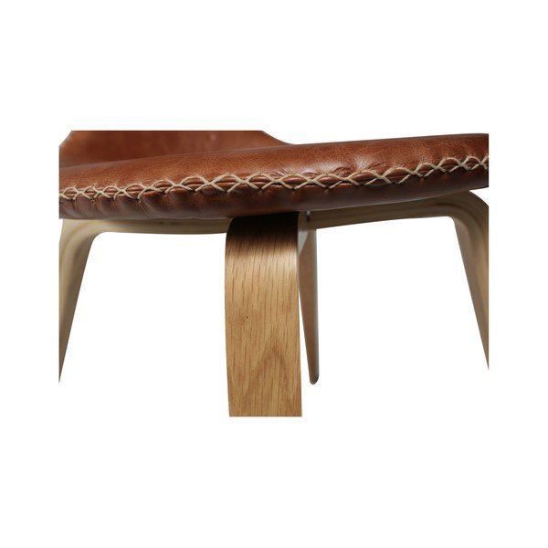 Flair barna bőr étkezőszék natúr lábakkal - DAN-FORM Denmark-image-4