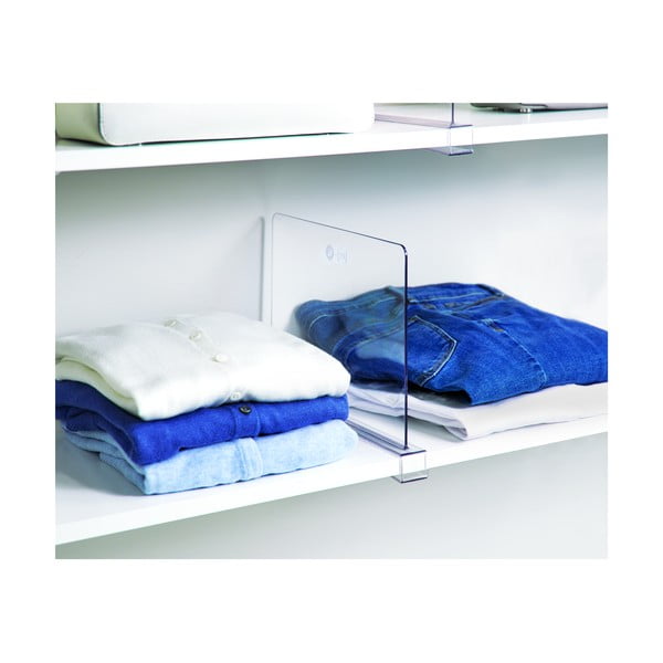 Átlátszó polcelválasztó, 30,9 cm - iDesign The Home Edit-image-3