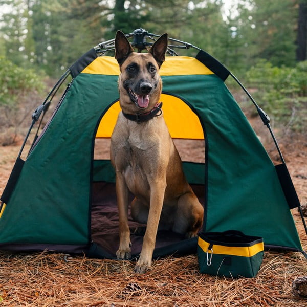 Összecsukható textil utazótálka ø 18 cm Moss - P.L.A.Y.-image-3