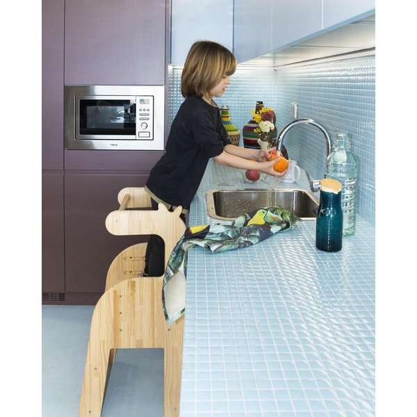 Giraffe tömör fenyő gyerekszék- Little Nice Things-image-4