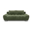 Cumulus zöld háromszemélyes kinyitható kanapé - Windsor & Co Sofas