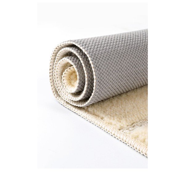 Krémszínű fürdőszobai kilépő szett 2 db-os 50x80 cm Yeni Cizgli – Foutastic-image-4