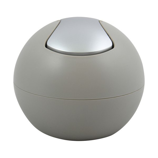 Szürkésbarna műanyag szemetes 1 l   Bowl Matt – Spirella