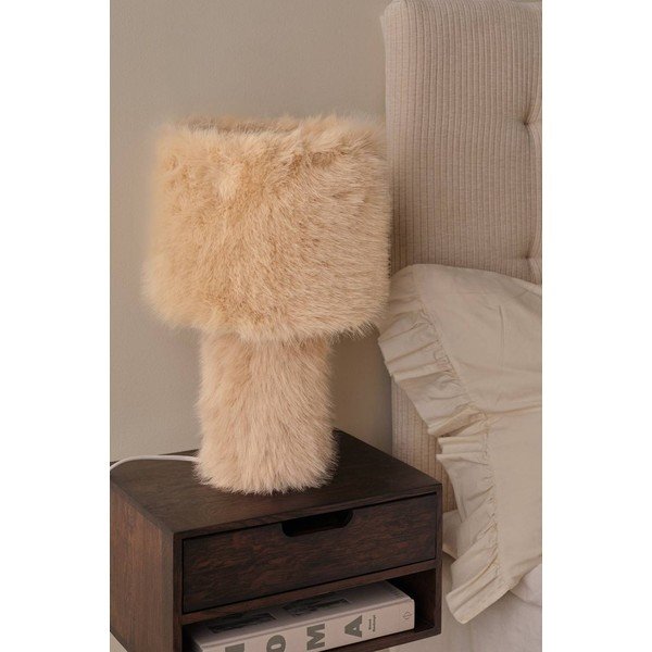 Krémszínű textil asztali lámpa (magasság 46 cm) Fay – Ellos Home-image-2
