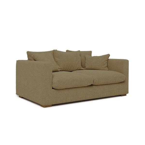 Bézs kordbársony kanapé 175 cm Comfy – Scandic-image-1