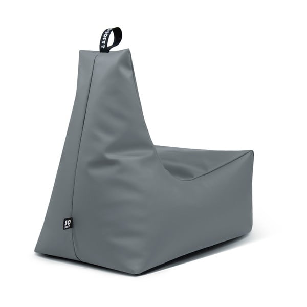 Piros bőrutánzat babzsákfotel Icy XL – So Soft?-image-3