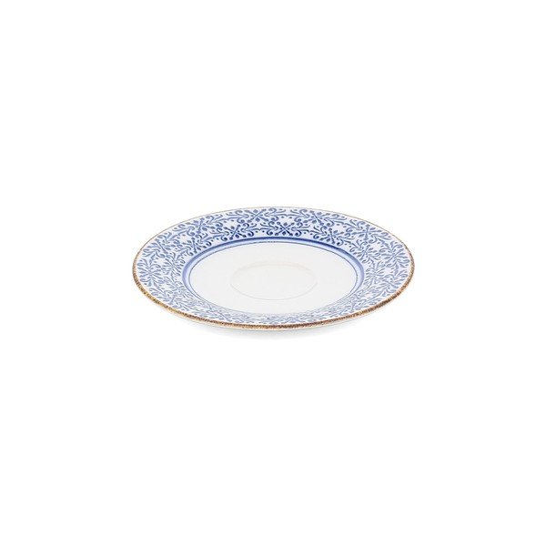 Fehér-kék porcelán csészealj ø 14 cm Azul – BonBistro-image-2