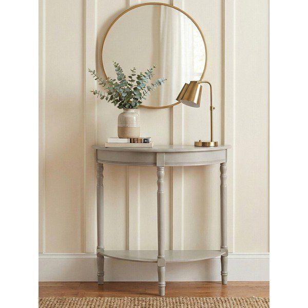 Szürke borovi fenyő konzolasztal 30x80 cm Heritage – Premier Housewares-image-2