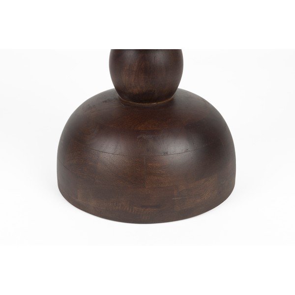 Mangófa kerek tárolóasztal ø 30 cm Izzy – White Label-image-2