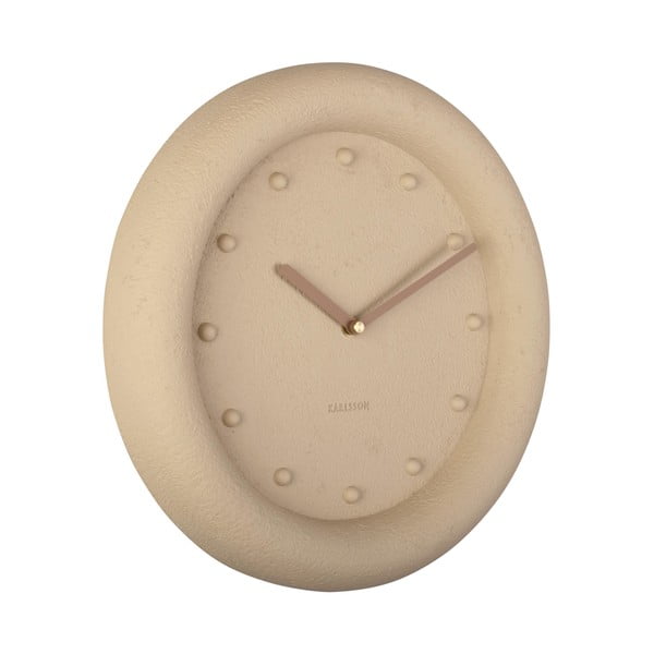 Petra bézs falióra, ø 30 cm - Karlsson-image-2