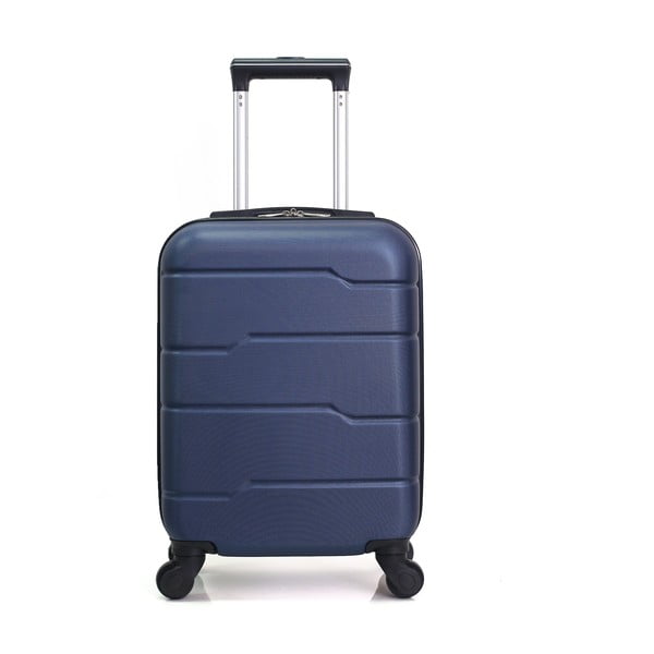 Santiago kék gurulós bőrönd, 30 l - Hero