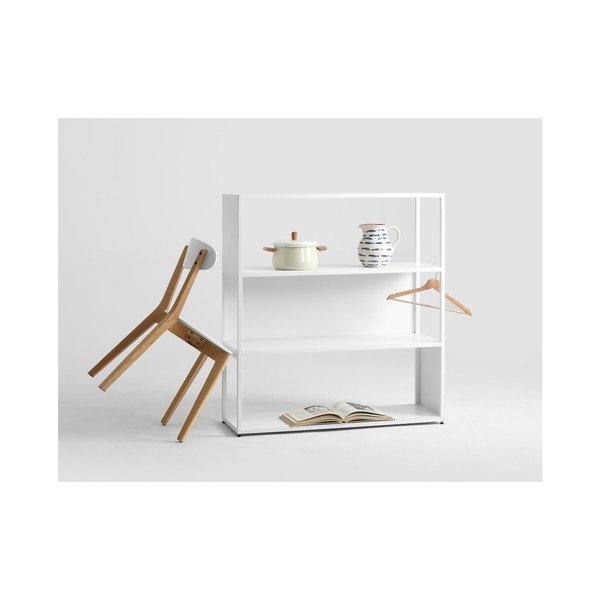 Form Hyller fehér könyvespolc, 100 x 110 cm - Custom-image-1