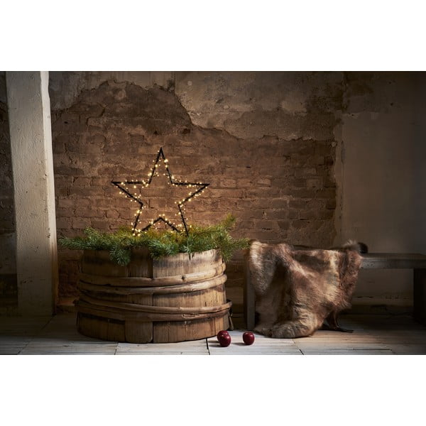 Fekete fénydekoráció karácsonyi mintával Spiky – Star Trading-image-2