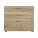Pepe komód tölgyfa dekorral, 80 x 68 cm - Tvilum