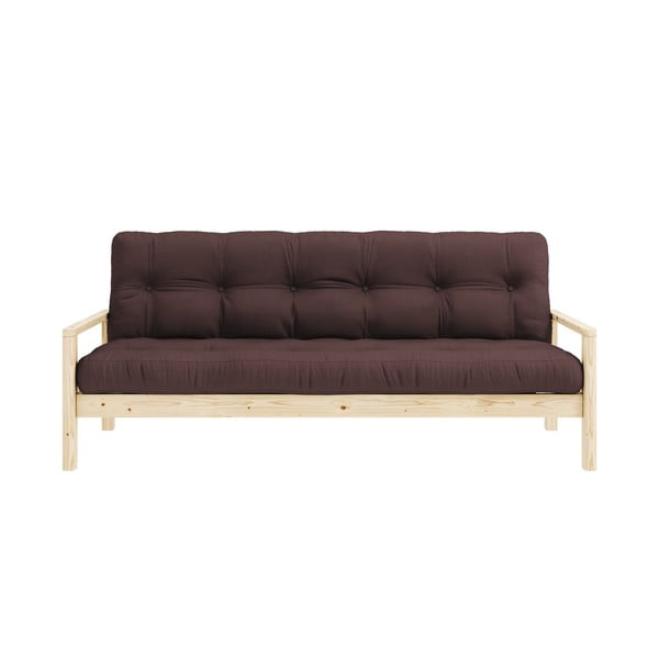 Sötétbarna kinyitható kanapé 205 cm Knob – Karup Design