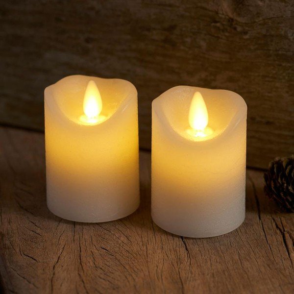 LED gyertya szett 2 db-os (magasság 6,5 cm) Sara Mini – Sirius-image-2