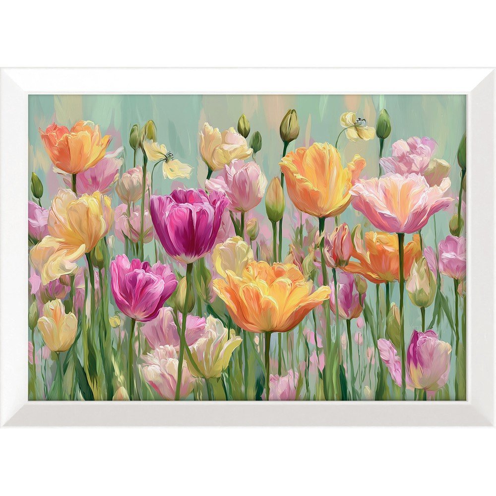 Nyomtatott keretezett kép 75x56 cm Spring Tulip – Styler