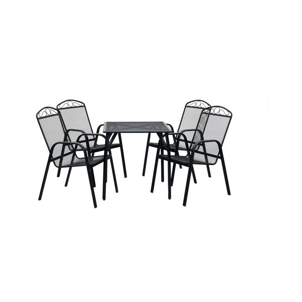 Fém kerti étkezőasztal 70x70 cm ZWMT – Rojaplast-image-3