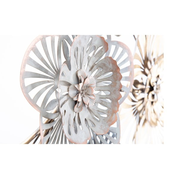 Campur -B- virág motívumos fali fémdekoráció, 118 x 58 cm - Mauro Ferretti-image-3