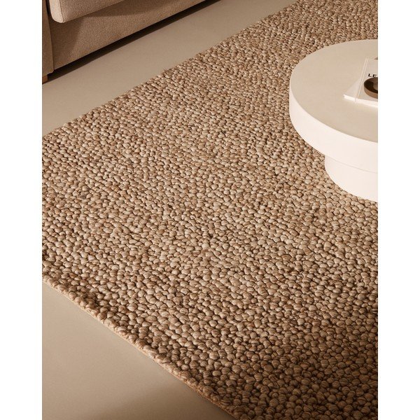 Bézs gyapjú szőnyeg 200x300 cm Lubrin – Kave Home-image-2