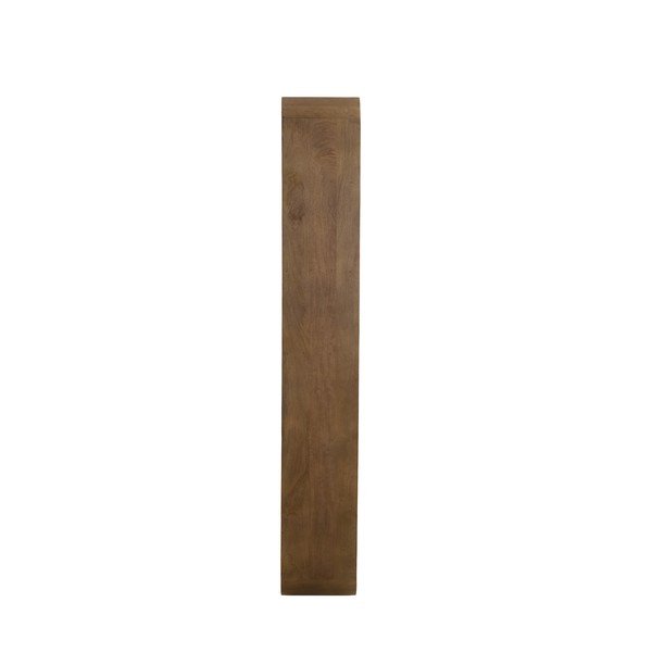 Sötét natúr színű mangófa polcos állvány 100x200x30 cm Labare – Light & Living-image-3