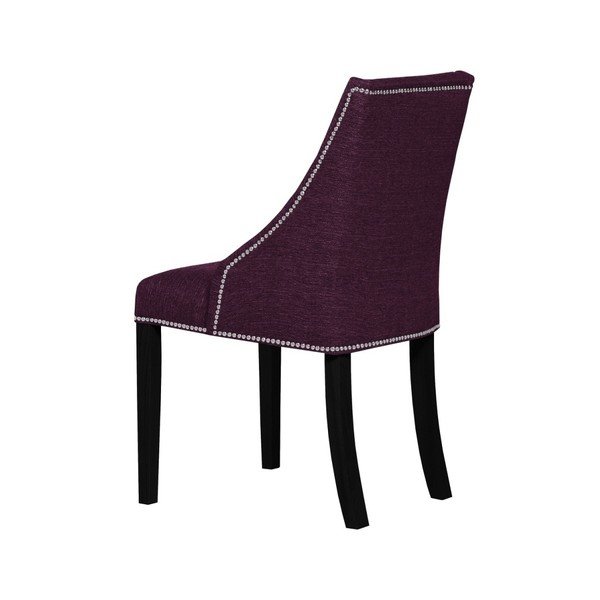 Patchouli lila bükk szék fekete lábakkal - Ted Lapidus Maison-image-2