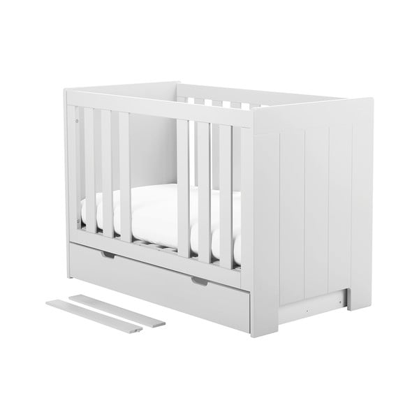 Calmo fehér kiságy, 120 x 60 cm - Pinio-image-3