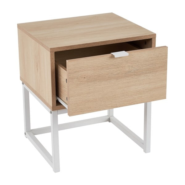 Natúr színű éjjeliszekrény – Casa Selección-image-2