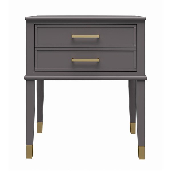 Sötétszürke éjjeliszekrény Westerleigh – CosmoLiving by Cosmopolitan-image-2