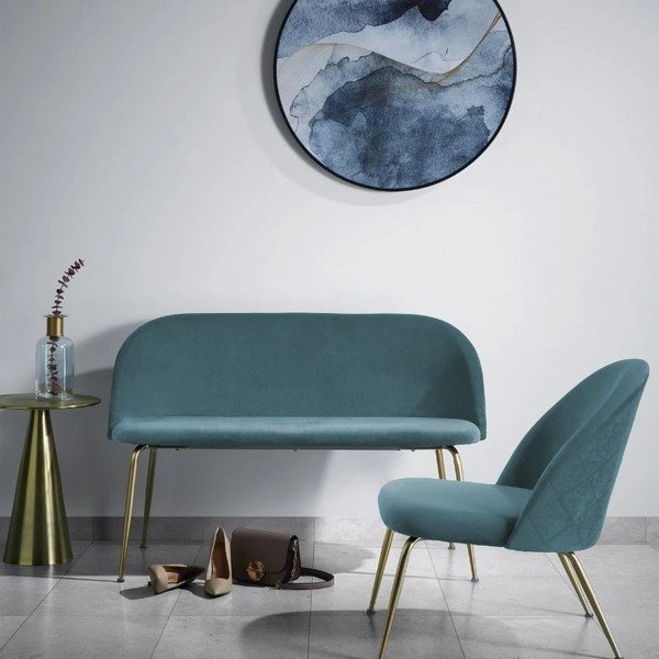 Alumínium kerek tárolóasztal ø 39 cm Rhet – Kave Home-image-1