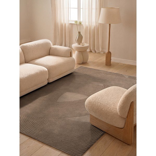 Barna gyapjú szőnyeg 120x170 cm Kensington Victoria – Ted Baker-image-1