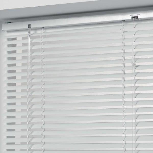 Fehér fém zsaluzia 90x130 cm Venitien – douceur d'intérieur-image-1