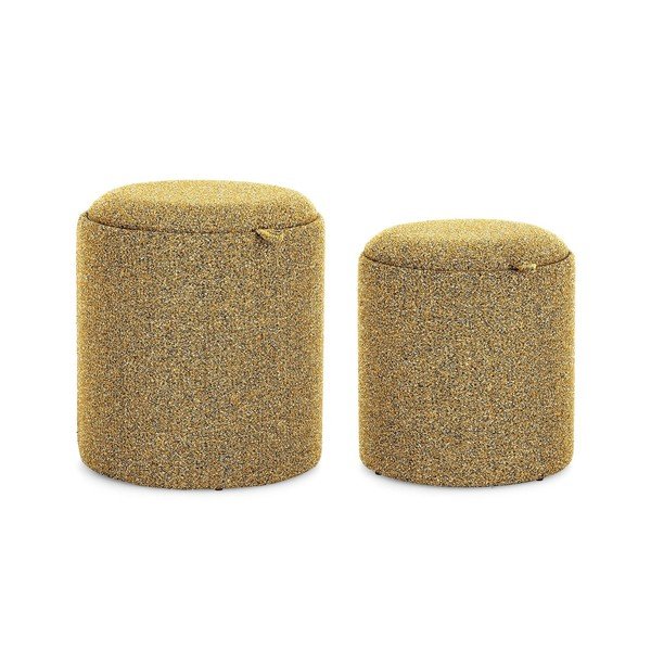 Mustársárga puff Sasha – Bizzotto