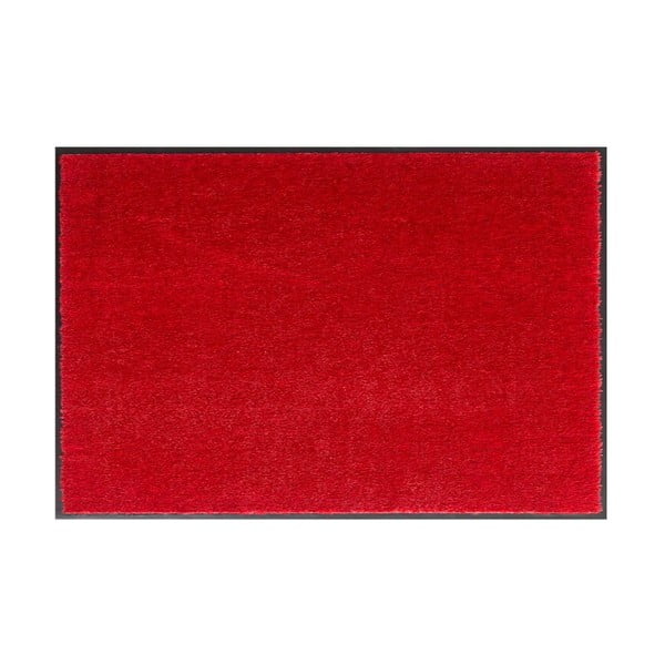 Soft and Clean piros lábtörlő, 39 x 58 cm - Hanse Home