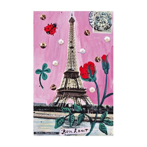 Paris en Rose plakát, 85 x 58 cm - Mon Petit Art