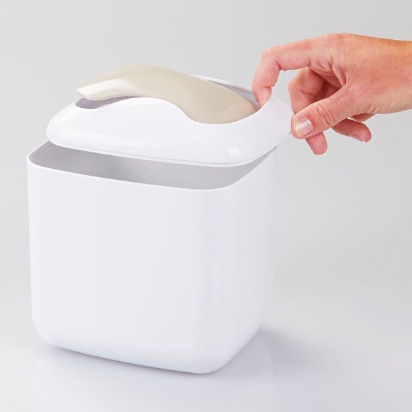 Una kisméretű fehér szeméttároló - InterDesign-image-1