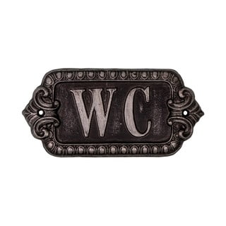 Plaque WC szimbólum, szélesség 17,5 cm - Antic Line