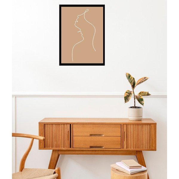 Poszter 29x41 cm Lovers Line Art – Veronika Boulová-image-1