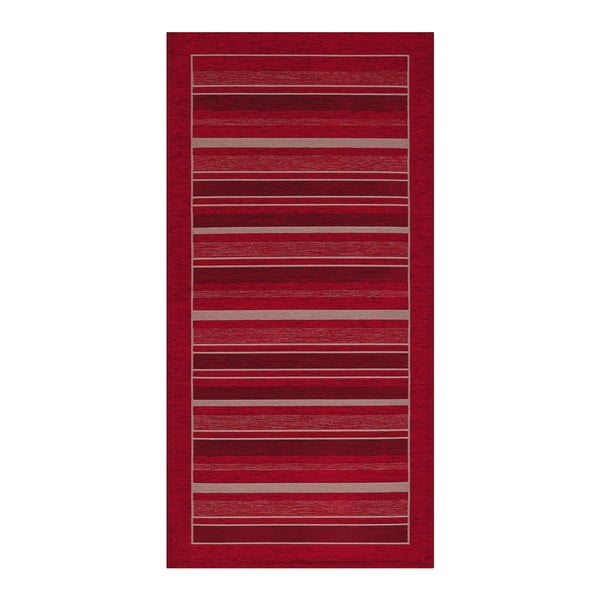 Velour piros futószőnyeg, 55 x 115 cm - Floorita
