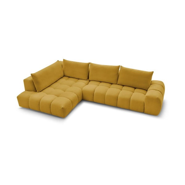 Okkersárga sarokkanapé (bal oldali) Everest – Bobochic Paris-image-4