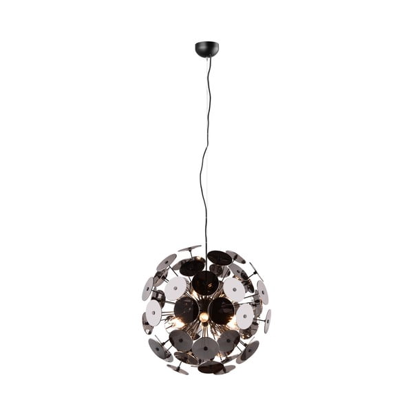 Matt fekete függőlámpa Discalgo – Trio-image-3