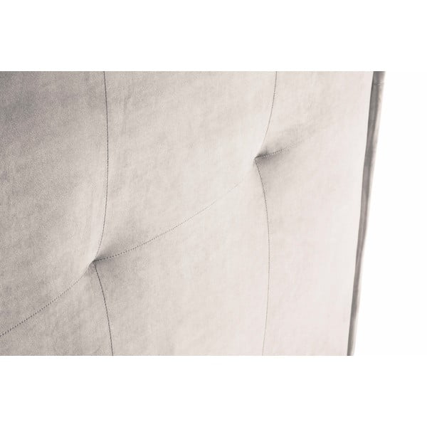 Krémszínű ágytámla 200x120 cm Monica – Milo Casa-image-1