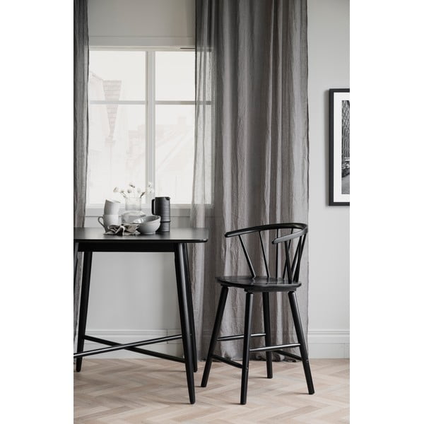 Lotta fekete bárasztal - Rowico-image-1