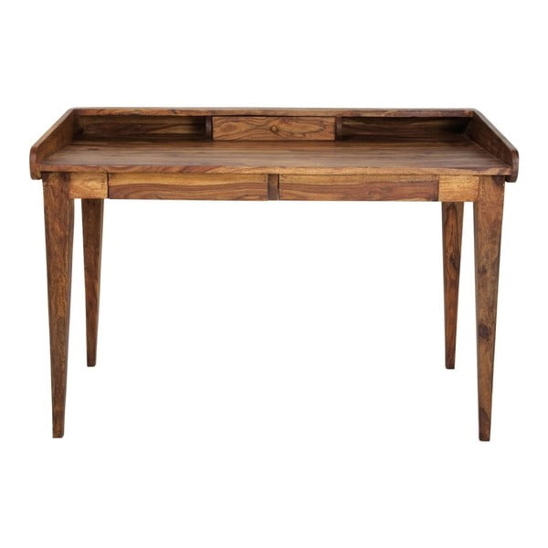 Authentico íróasztal egzotikus fa asztallappal - Kare Design