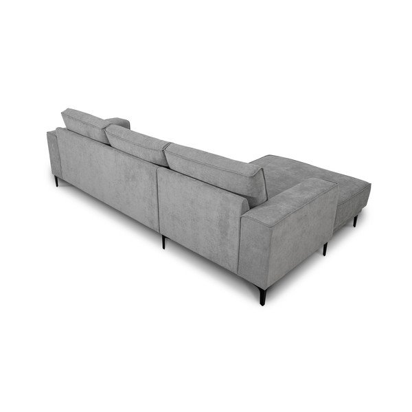 Szürke sarokkanapé (bal oldali-heverő résszel) Copenhagen – Scandic-image-4